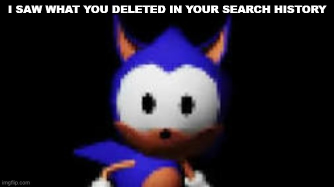 Rewrite Stare | I SAW WHAT YOU DELETED IN YOUR SEARCH HISTORY | image tagged in rewrite stare | made w/ Imgflip meme maker