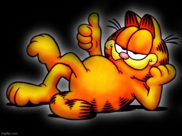image tagged in garfield thumbs up | made w/ Imgflip meme maker