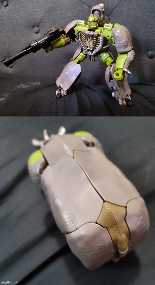 His plastic yellowed with age in the worst possible spot bruh I'm crying | made w/ Imgflip meme maker