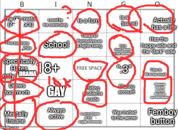 ES bingo not ES version | DRAMA | image tagged in es bingo not es version | made w/ Imgflip meme maker
