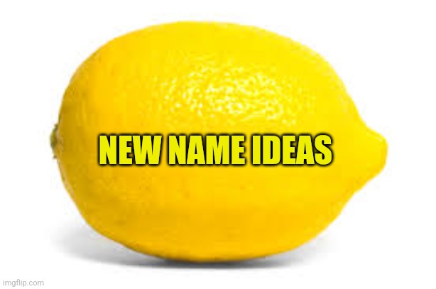 When life gives you lemons, X | NEW NAME IDEAS | image tagged in when life gives you lemons x | made w/ Imgflip meme maker
