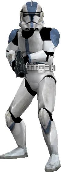 Clone Trooper(Phase 2) Aiming(501st) Blank Meme Template
