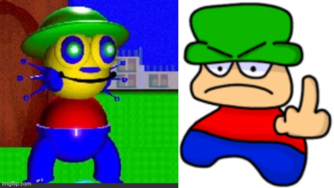 Think I got an idea of where his design came from | made w/ Imgflip meme maker