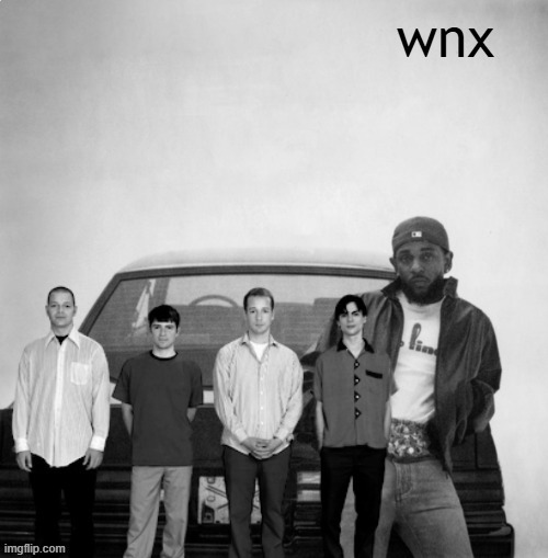 whar | image tagged in weezer,album,kendrick lamar,gnx,memes,funny | made w/ Imgflip meme maker