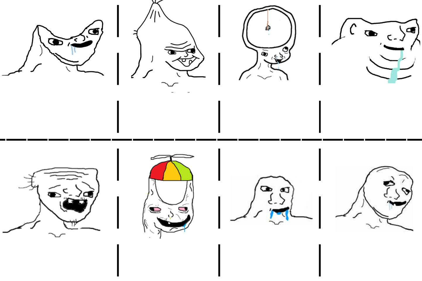 retards grill Blank Meme Template