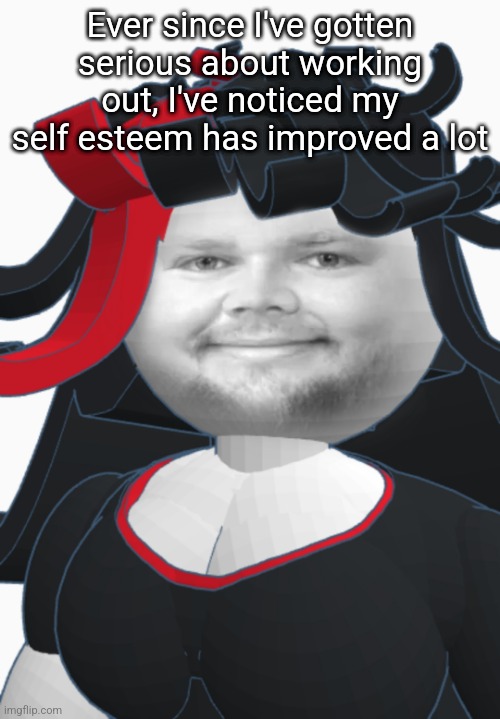 JD Clance | Ever since I've gotten serious about working out, I've noticed my self esteem has improved a lot | image tagged in jd clance | made w/ Imgflip meme maker
