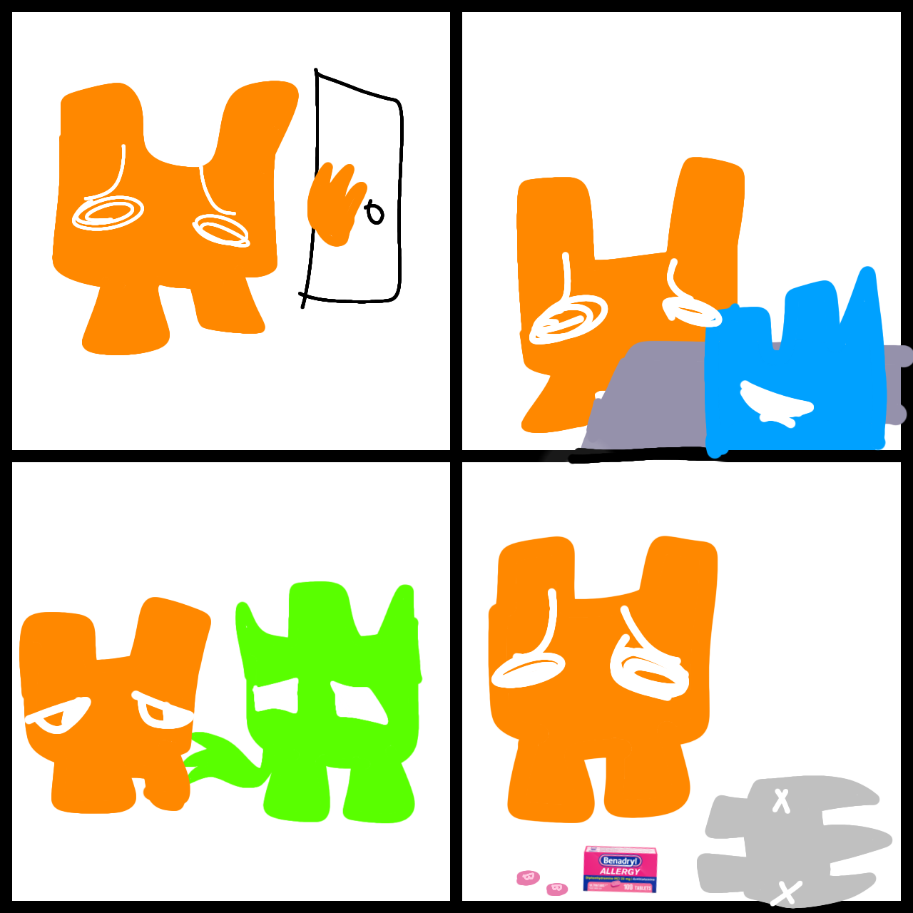 Funguss' very crude rendition of Loss Blank Meme Template