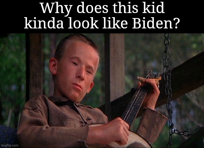 No joke my dad said he looks like this kid then put this scene on. | Why does this kid kinda look like Biden? | image tagged in memes,blank transparent square | made w/ Imgflip meme maker