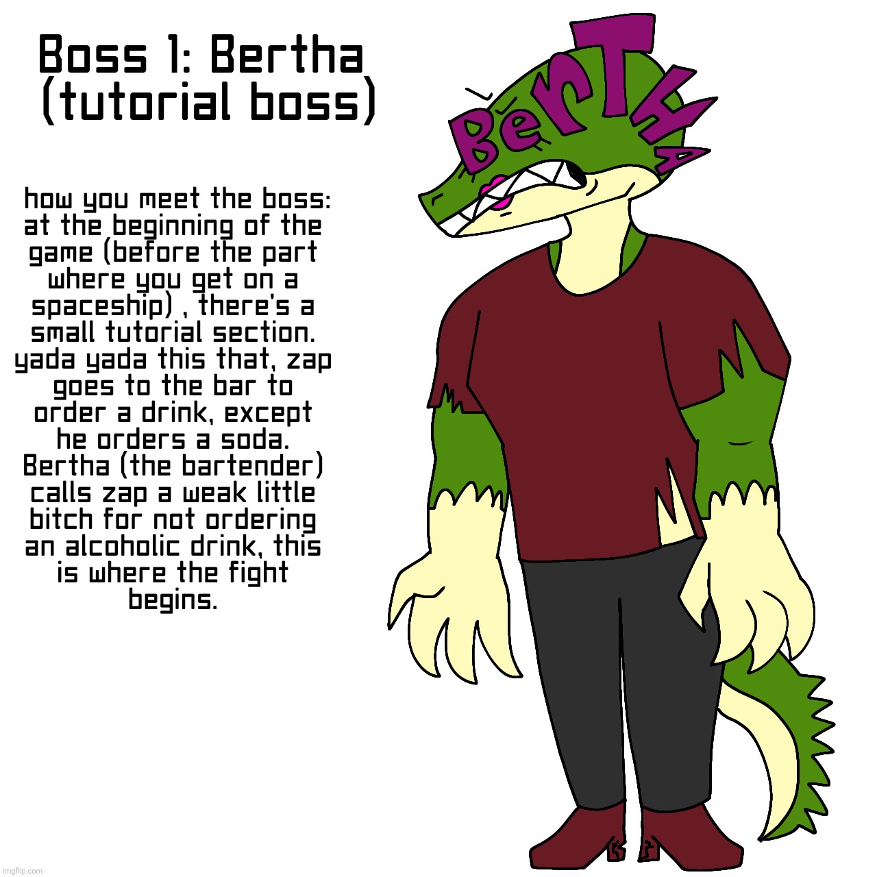 Whoever says "hear me out" Bertha canonically has a husband, and your public execution is tomorrow | made w/ Imgflip meme maker