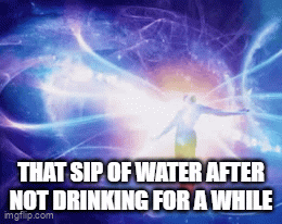 yes | THAT SIP OF WATER AFTER NOT DRINKING FOR A WHILE | image tagged in gifs,memes | made w/ Imgflip video-to-gif maker