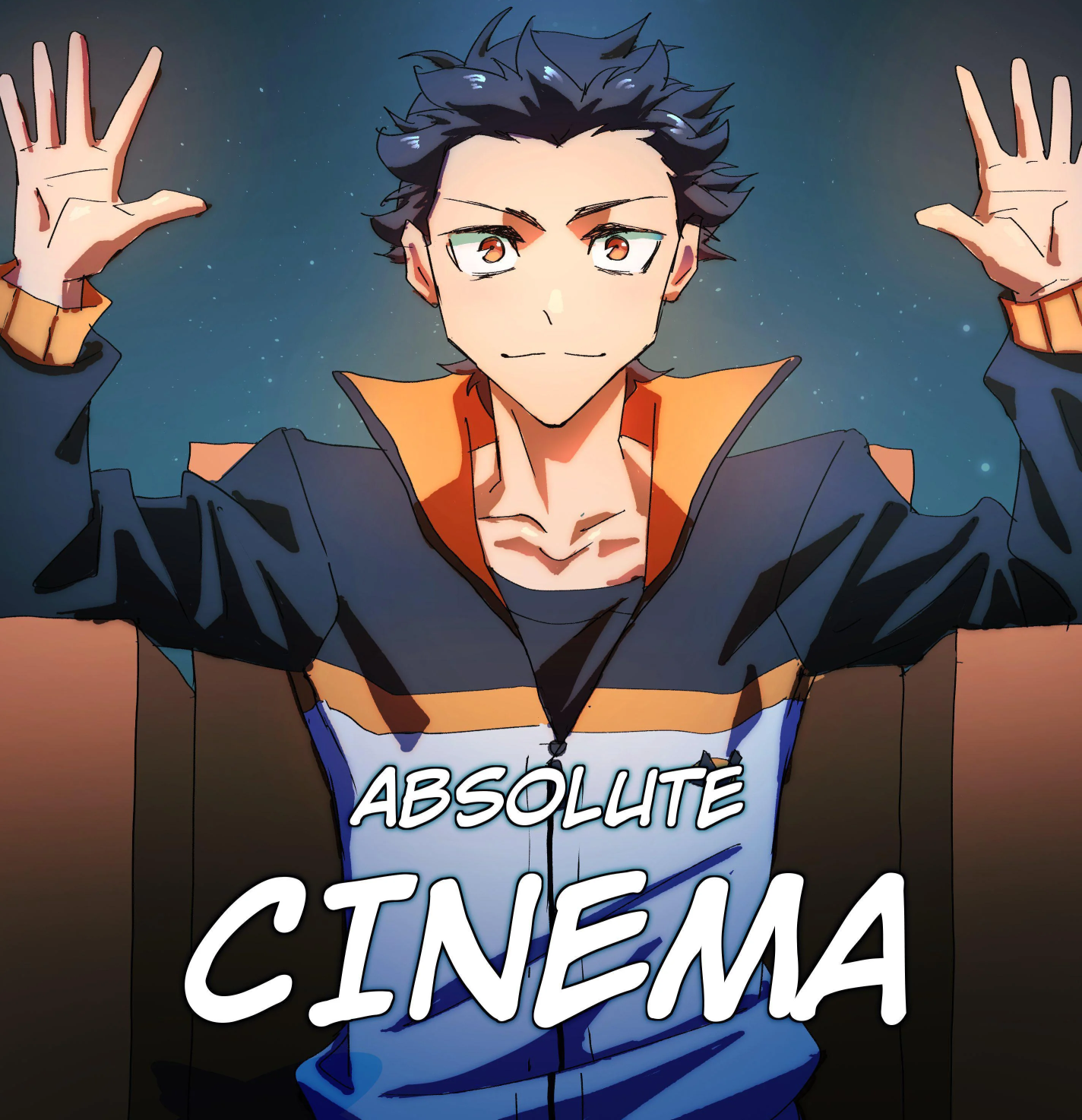 Rezero absolute cinema Blank Meme Template