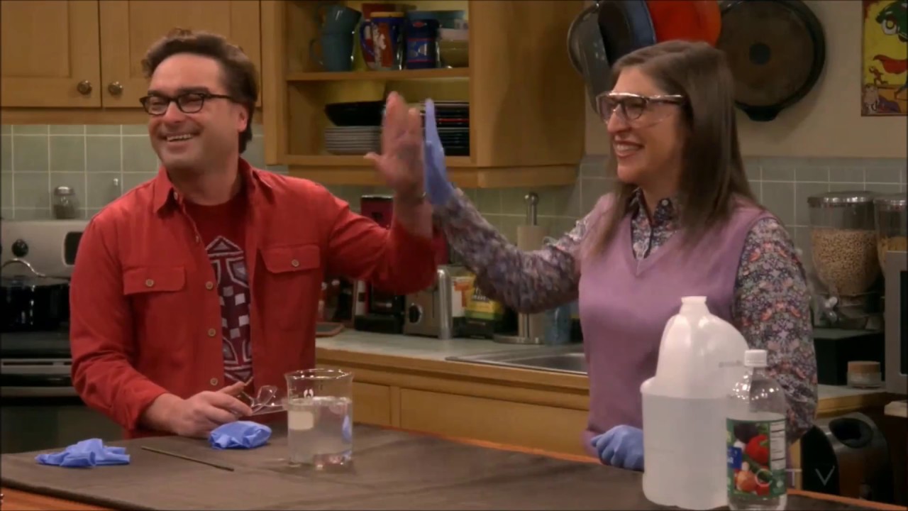 Leonard and Amy Blank Meme Template