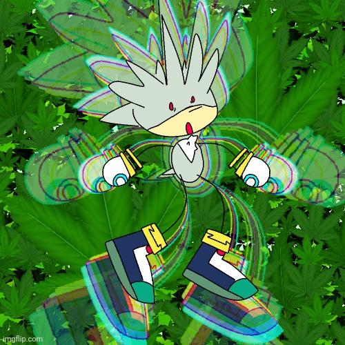 Silver the weedgehog | made w/ Imgflip meme maker