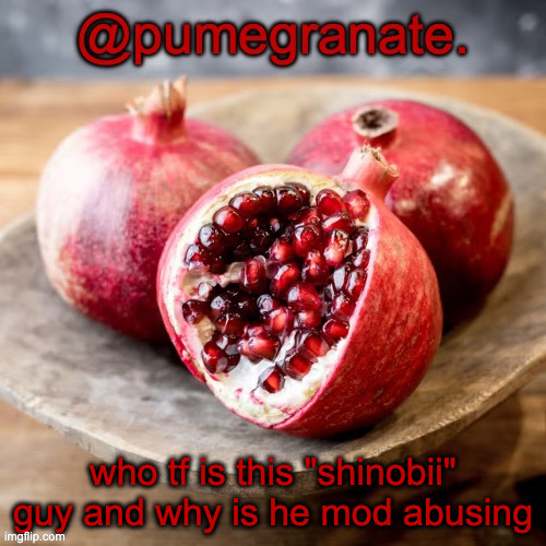 moderately lazy temp | who tf is this "shinobii" guy and why is he mod abusing | image tagged in moderately lazy temp | made w/ Imgflip meme maker