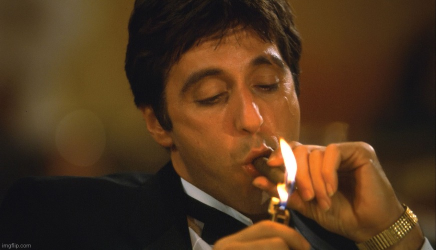 Why is this man always smoking | image tagged in al pacino smoking | made w/ Imgflip meme maker