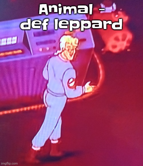 Egon puts the new forgis on the jeep | Animal - def leppard | image tagged in egon puts the new forgis on the jeep | made w/ Imgflip meme maker