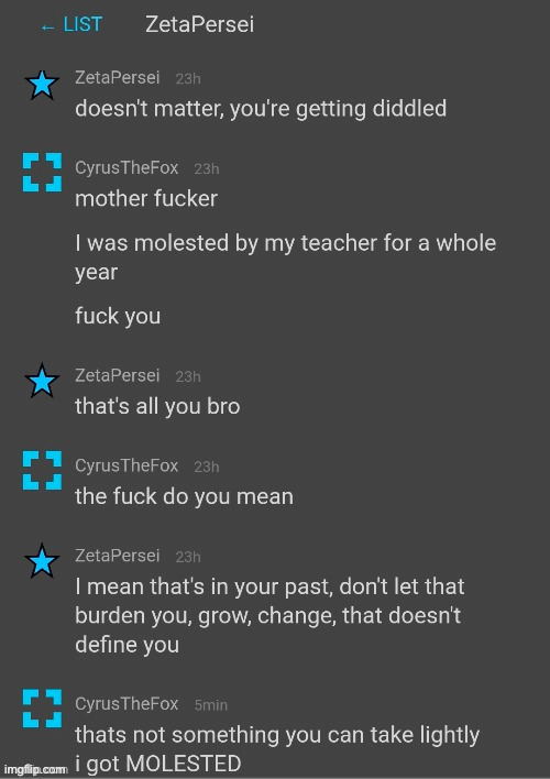 Jack making jokes about Cyrus getting molested | image tagged in jack making jokes about cyrus getting molested | made w/ Imgflip meme maker