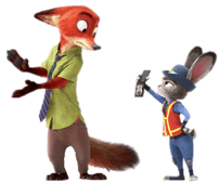 Nick Wilde and Judy Hopps Meme Template