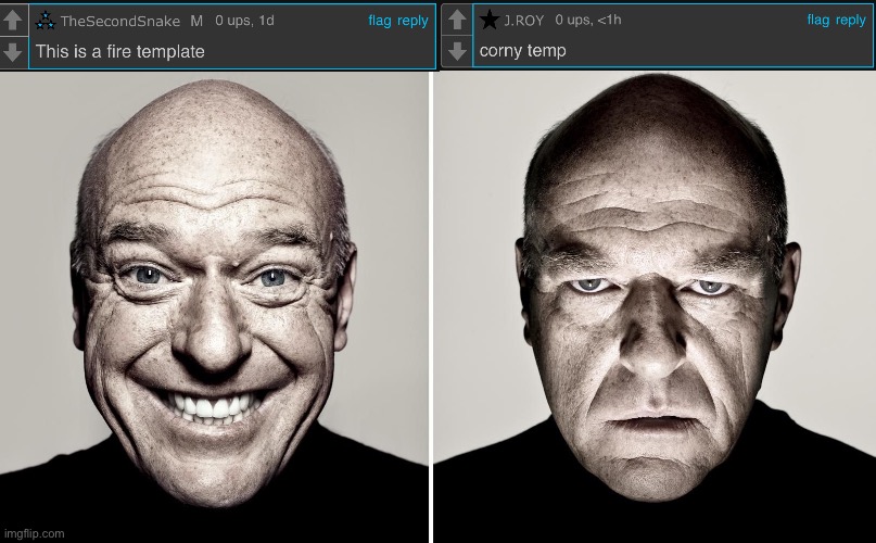 gm | image tagged in dean norris's reaction | made w/ Imgflip meme maker