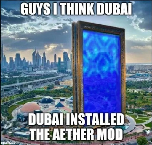 Who remembers the aether portal shit back in the day | image tagged in memes,msmg | made w/ Imgflip meme maker