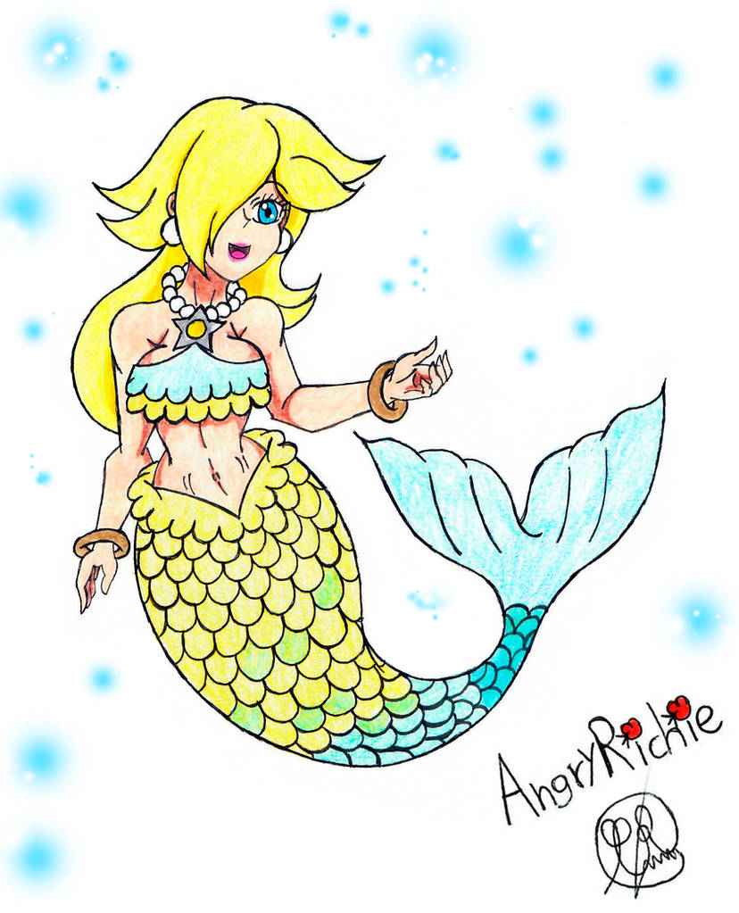 mermaid rosalina Blank Meme Template