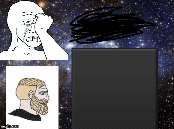 MEME TEMPLATE!!!! | image tagged in cosmic wojak | made w/ Imgflip meme maker