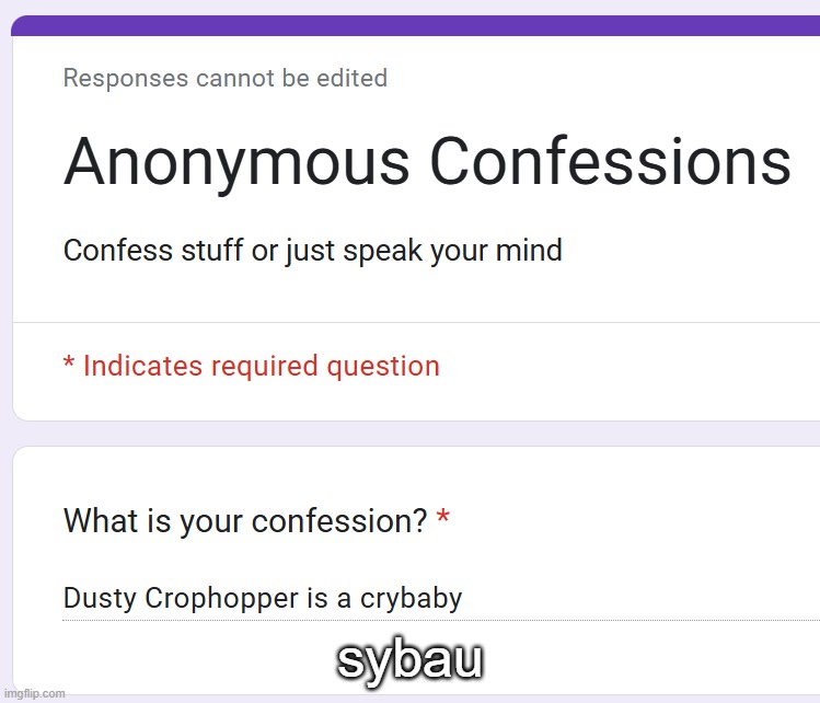 sybau | made w/ Imgflip meme maker