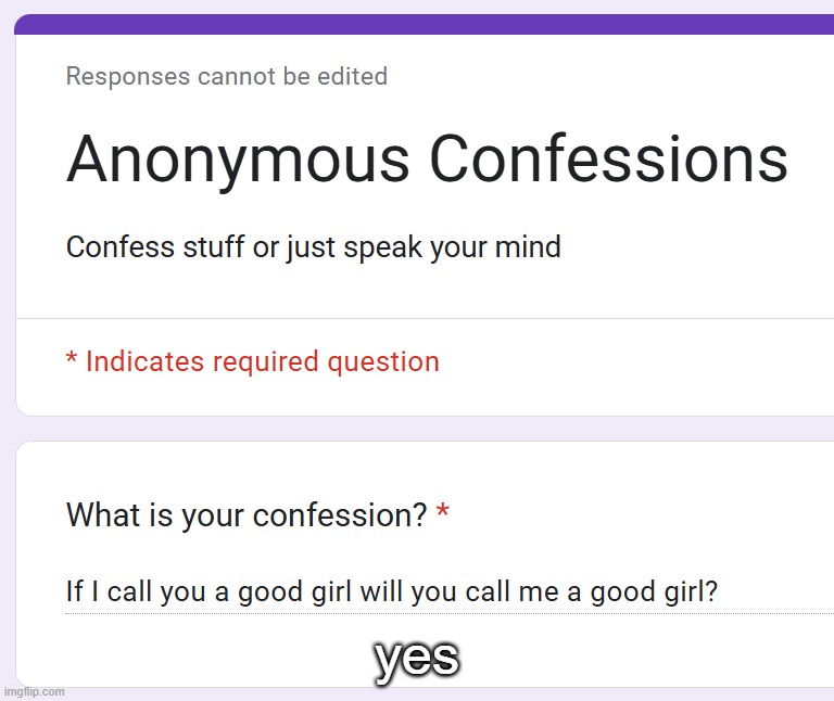 yes | made w/ Imgflip meme maker