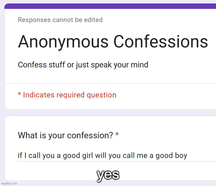 https://forms.gle/MgyNvLWJRBGupDhDA | yes | made w/ Imgflip meme maker