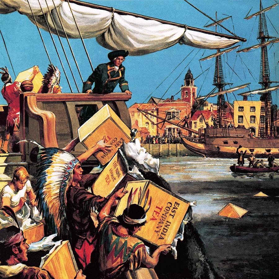 Boston Tea Party Blank Meme Template