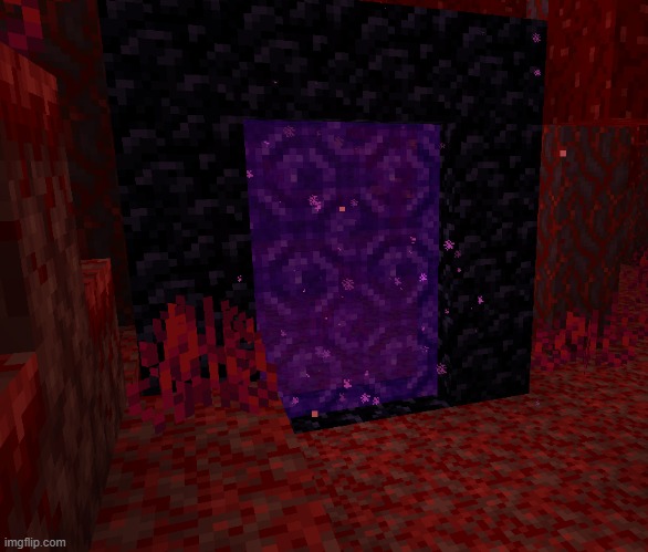 i escaped to the nether | made w/ Imgflip meme maker