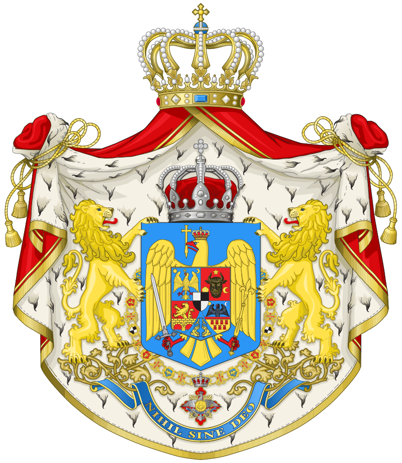 High Quality Coat of arms of Romania Blank Meme Template