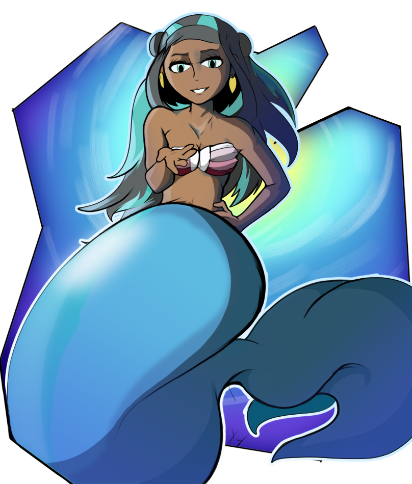 mermaid nessa Blank Meme Template