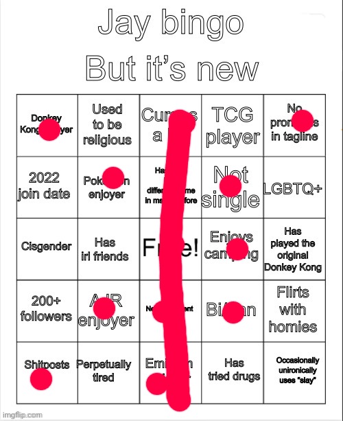 Okay now i leave (ts so ass) | image tagged in jay new bingo | made w/ Imgflip meme maker