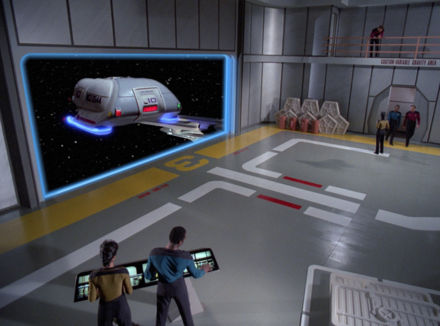 High Quality Enterprise D Shuttle Bay Blank Meme Template