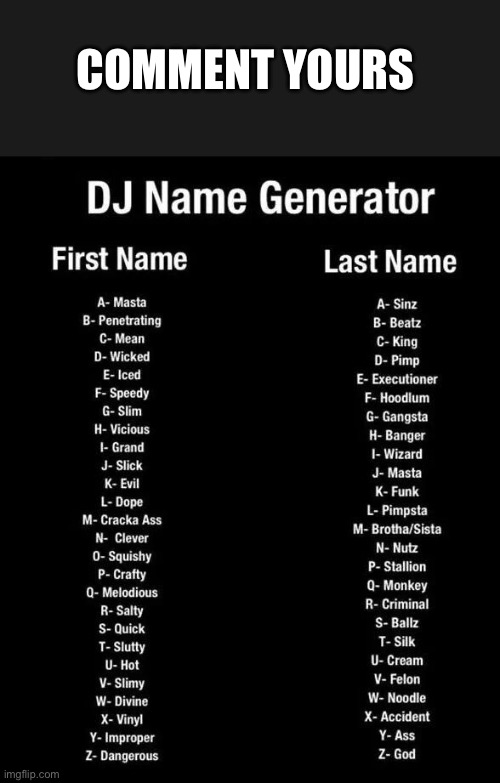 COMMENT YOURS | made w/ Imgflip meme maker