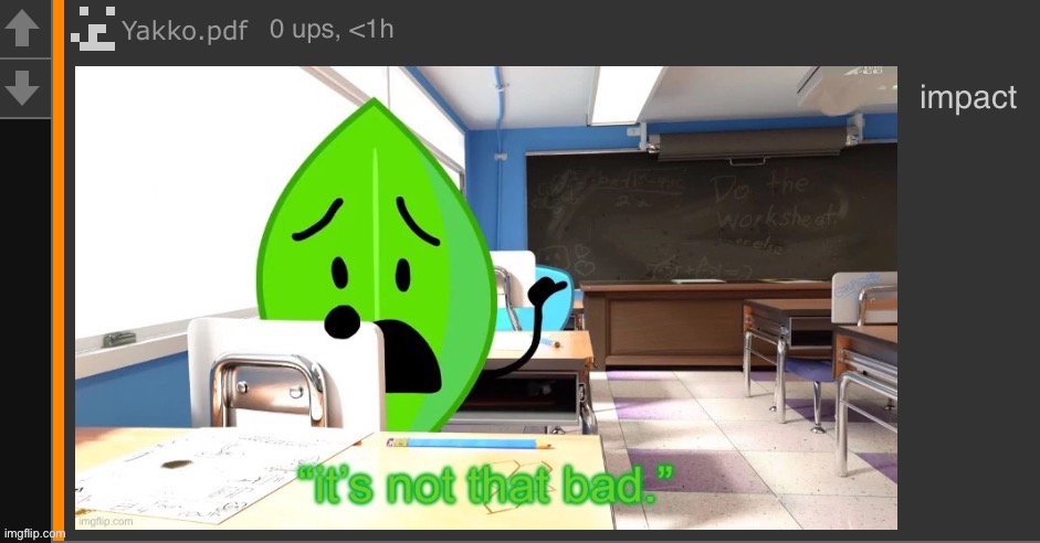 mfw a font that looks perfectly fine and has nothing wrong with it (it’s hideous (it really isn’t) | made w/ Imgflip meme maker