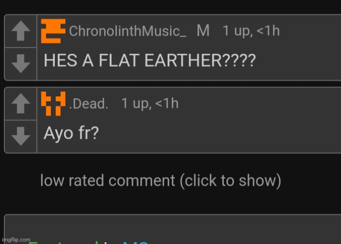 Last time I saw a ratio this bad was with blue | made w/ Imgflip meme maker