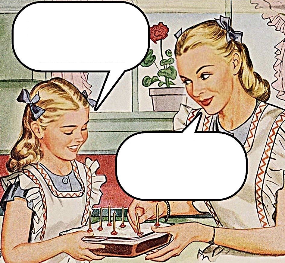 Mommy why? Blank Meme Template