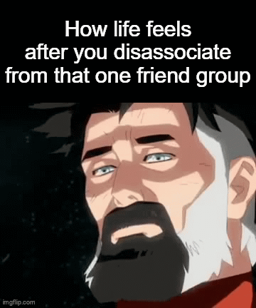 this is real | How life feels after you disassociate from that one friend group | image tagged in gifs,omniman,invincible | made w/ Imgflip video-to-gif maker