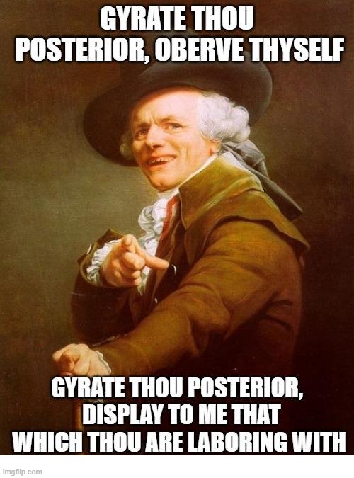 Mystical Rapped... | image tagged in joseph decreux | made w/ Imgflip meme maker