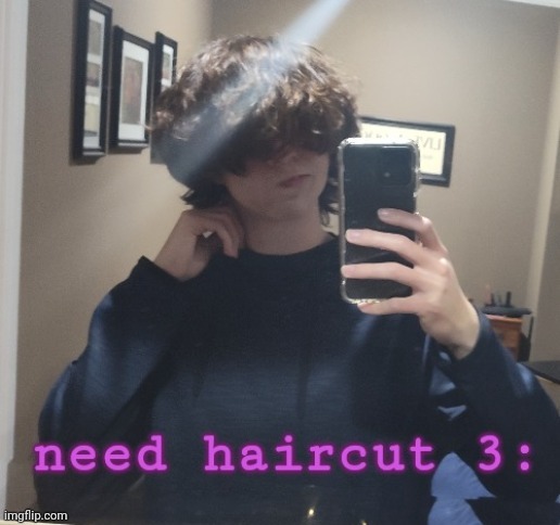 My hair's too much for me yk | made w/ Imgflip meme maker