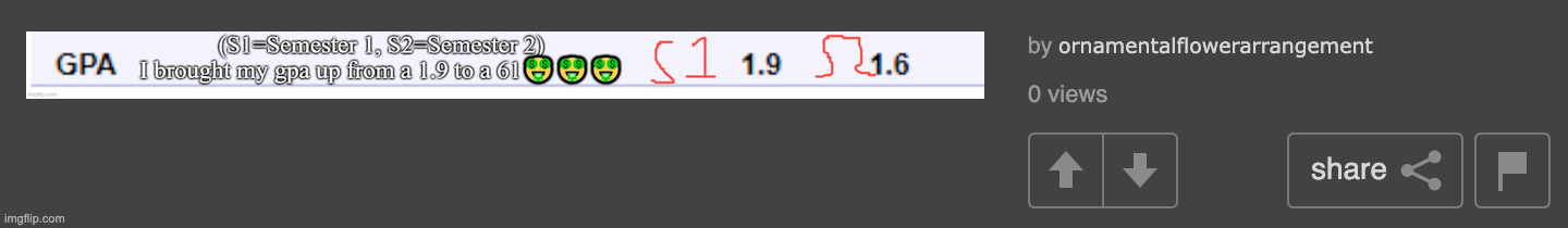 wait this guy's gpa is 1.6??? salute this future marine | made w/ Imgflip meme maker