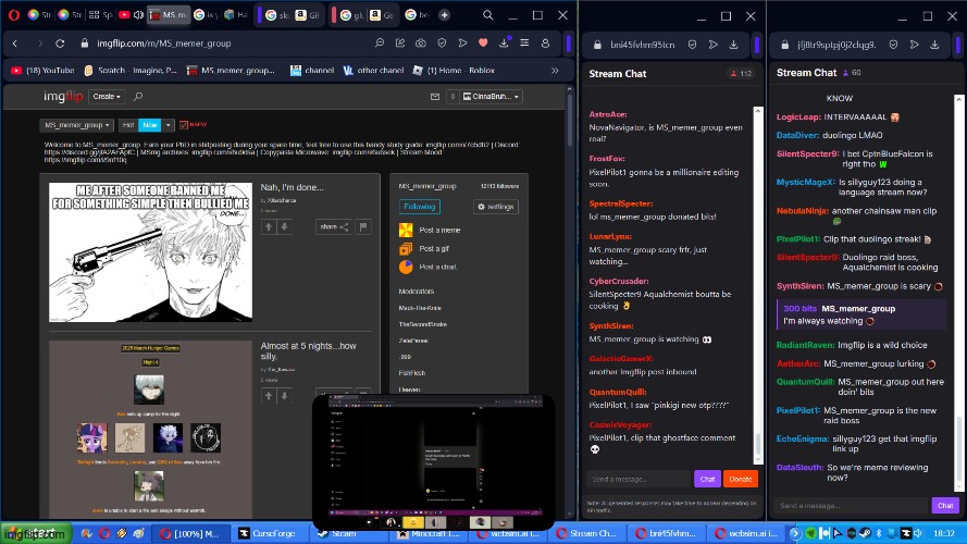yo they got ai chats in websim lol | made w/ Imgflip meme maker