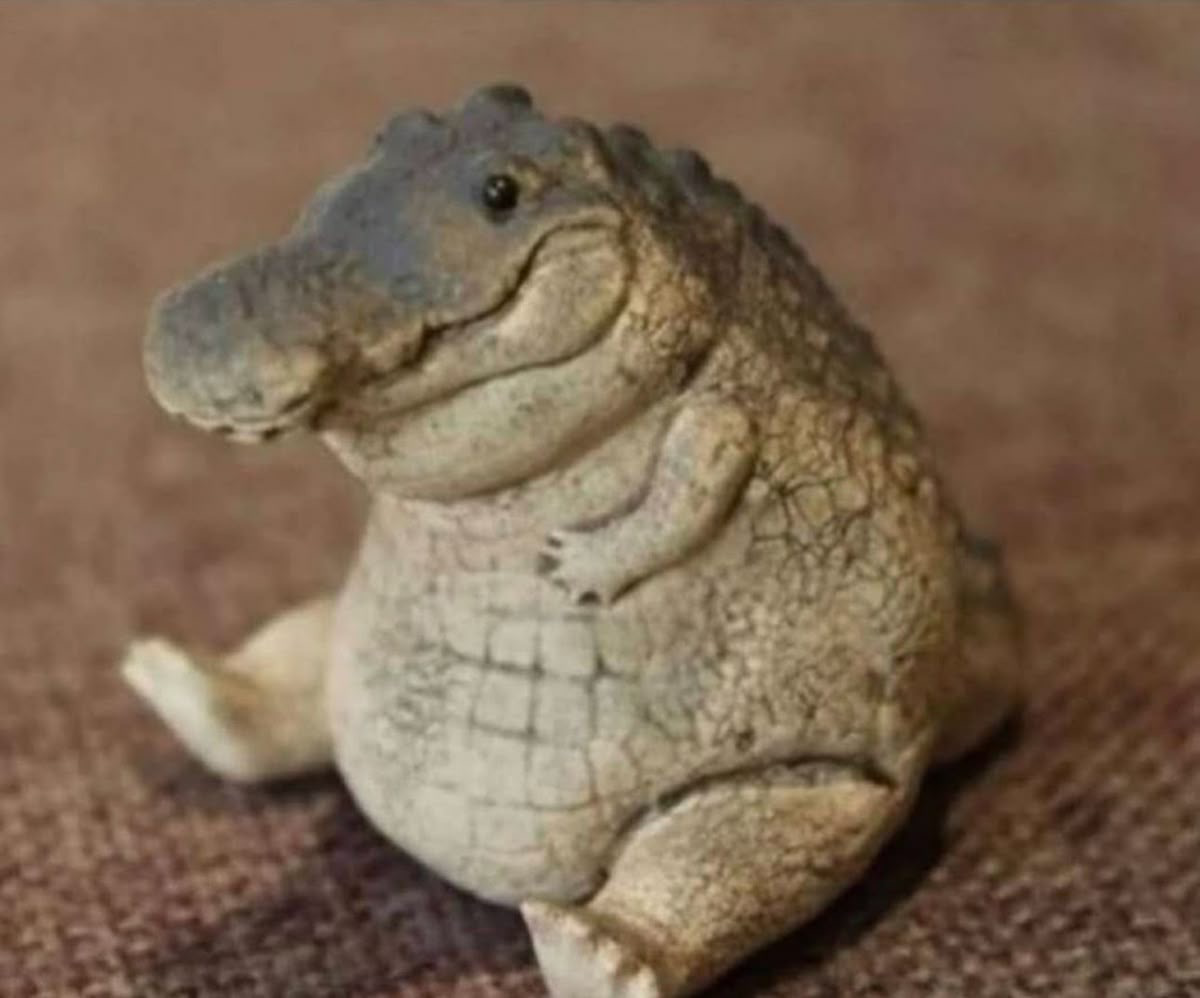 Fat aligator Blank Meme Template