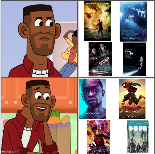 Louis Loops' least favourite and favourite movies (Credit to CTC716 and Inspired by Mico) (Just for universe) | image tagged in meme,memes,movies,favorite,least favorite,universe | made w/ Imgflip meme maker