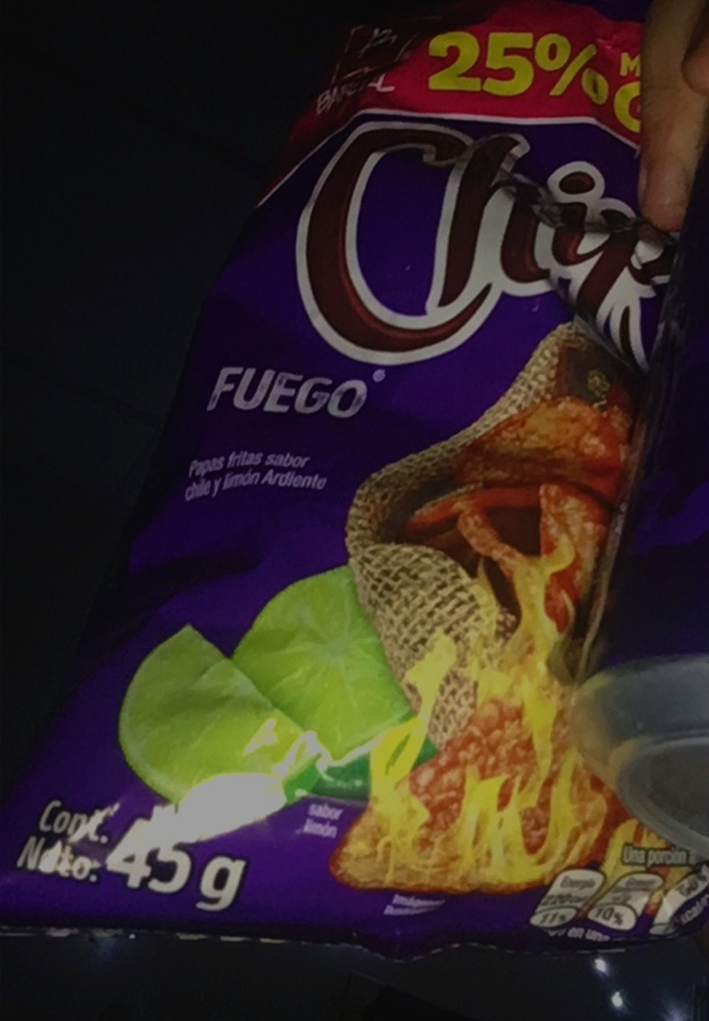 Fuego Chips. Blank Meme Template