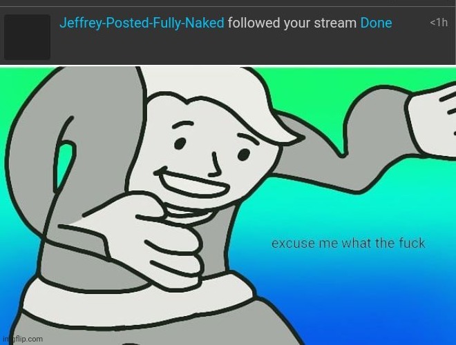 image tagged in fallout boy excuse me wyf | made w/ Imgflip meme maker