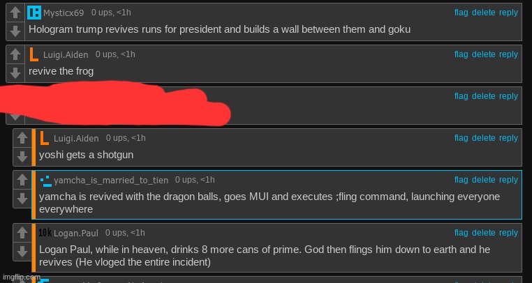 vote one of these five events fr | made w/ Imgflip meme maker