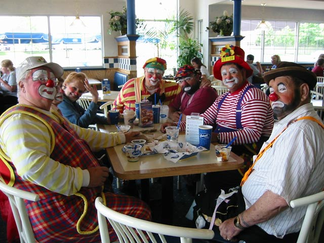 Clown Meeting Blank Meme Template